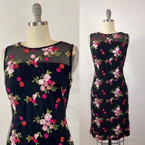 Ralph Lauren embroidered pencil dress